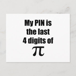 Carte Postale Jour Pi