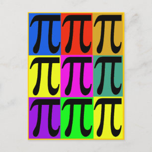 Carte Postale Jour Pi cadeaux POPART