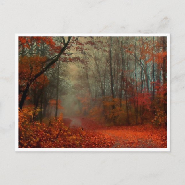 Carte postale - Jour romantique d'automne (Devant)