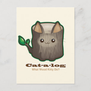 Carte Postale Journal de chat de dés