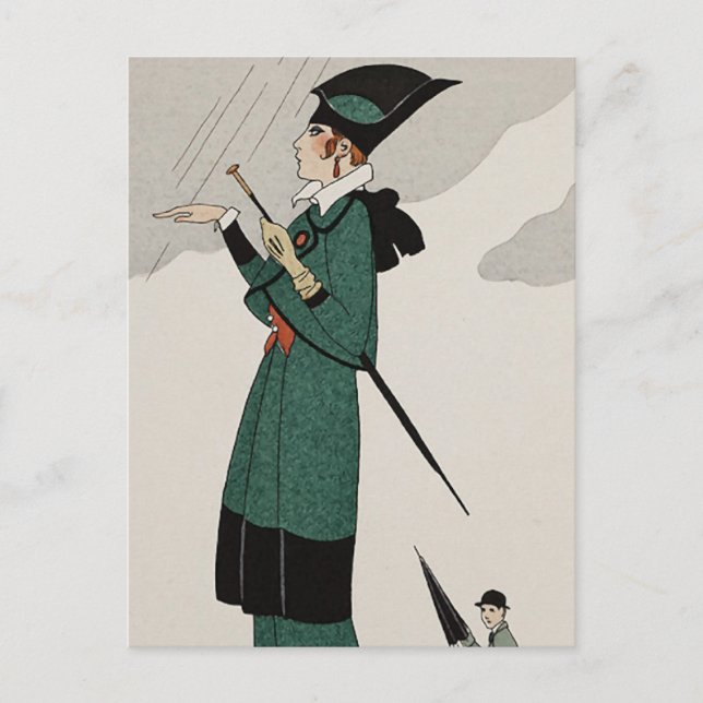 Carte Postale Journal des Dames et des Modes 6 (Devant)