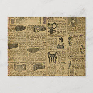 Carte Postale Journal publicitaire vintage