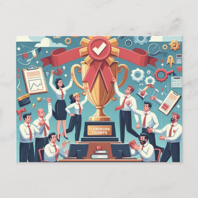 Carte Postale Journée d'appréciation des employés (Devant)