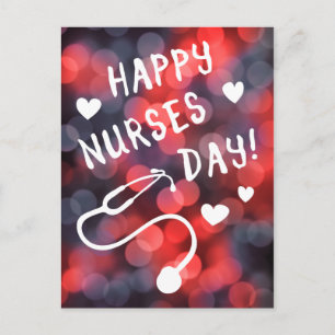 Carte Postale journée des infirmières heureuses