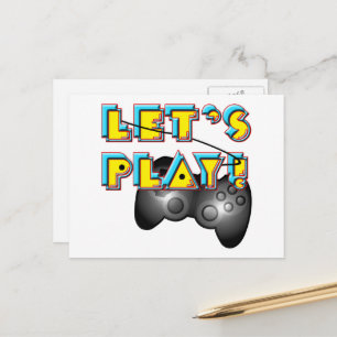 Carte Postale Journée des jeux vidéo - Jouons !