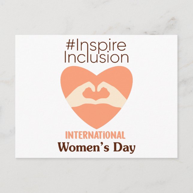 Carte Postale Journée internationale de la femme 2024 Inspirer l (Devant)