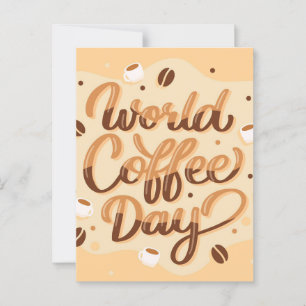 Carte Postale Journée internationale du café