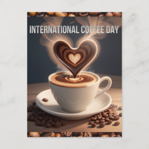 Carte Postale Journée internationale du café