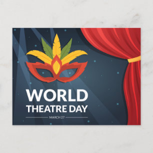 Carte Postale Journée mondiale du théâtre