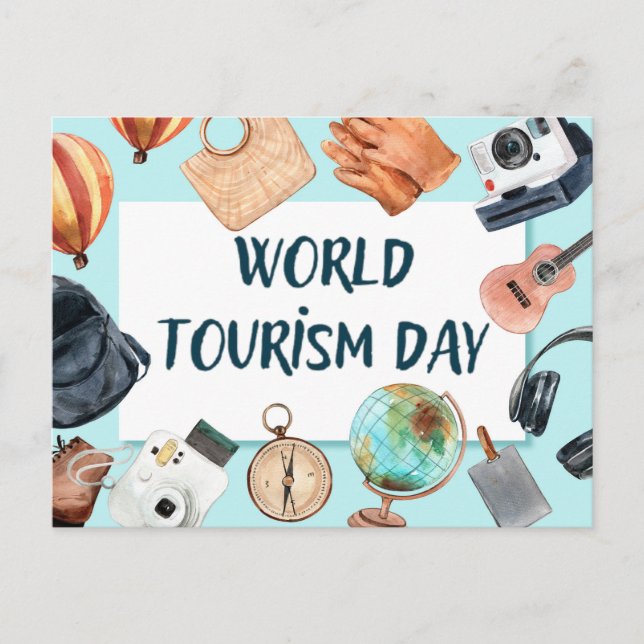 Carte Postale Journée mondiale du tourisme (Devant)
