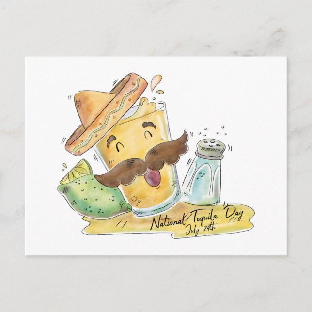 Carte Postale Journée nationale de la tequila (Devant)