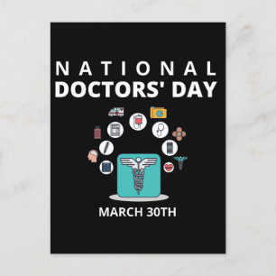 Carte Postale Journée nationale des médecins