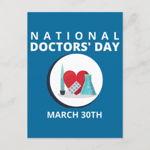 Carte Postale Journée nationale des médecins