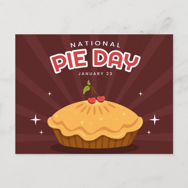 Carte Postale Journée nationale du gâteau (Devant)