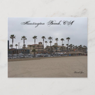 Carte Postale Journée tristounette à Huntington Beach