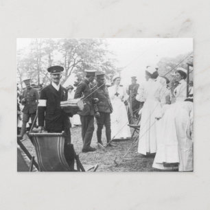 Carte Postale Jours de campagne d'avant-guerre Infirmières milit