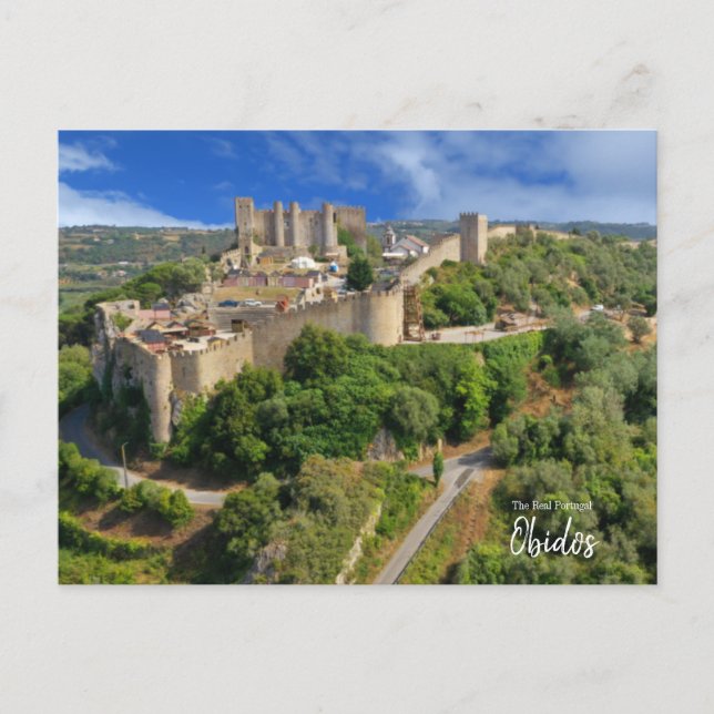 Carte Postale Jours de chevalier -Obidos Portugal (Devant)