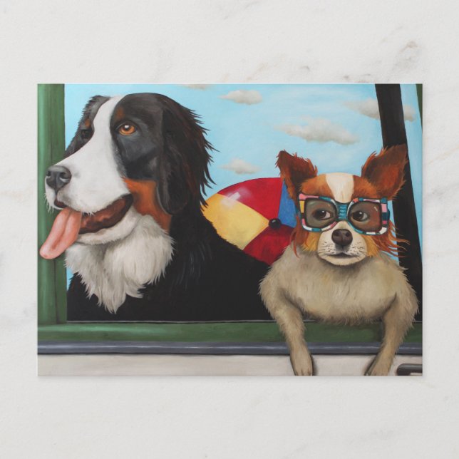 Carte Postale Jours De Chiens D'Été (Devant)