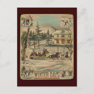 Carte Postale Jours d'hiver