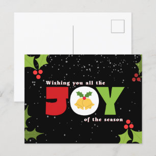 Carte postale Joy Christmas
