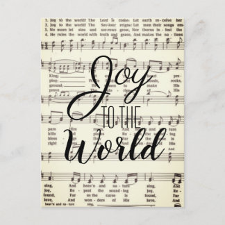 Carte Postale Joy to the world