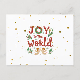 Carte Postale Joy To The World Christmas