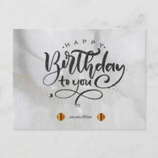 Carte postale Joyeuse Anniversaire