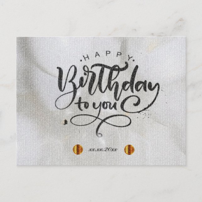 Carte postale Joyeuse Anniversaire (Devant)