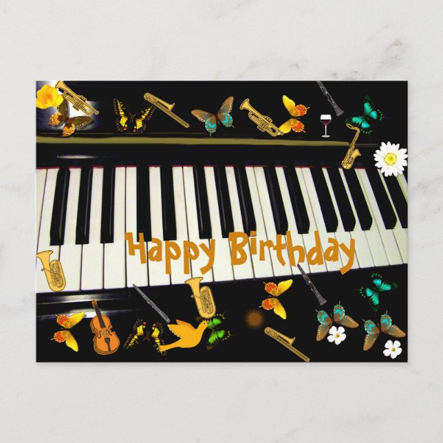 Carte postale Joyeuse Anniversaire (Devant)