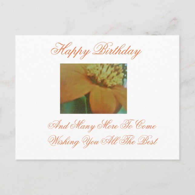 Carte postale Joyeuse Anniversaire (Devant)