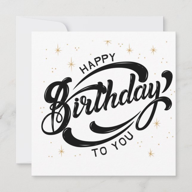Carte postale Joyeuse Anniversaire (Devant)