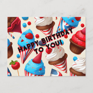 Carte postale Joyeuse Anniversaire