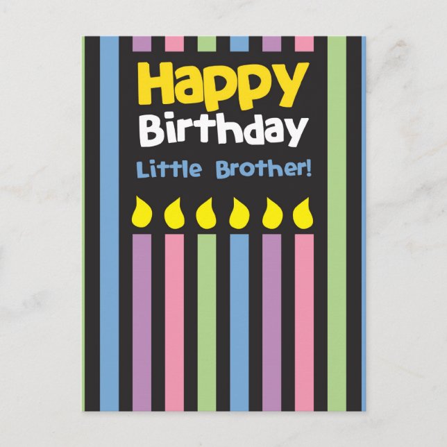 Carte Postale Joyeuse bande de frère anniversaire (Devant)