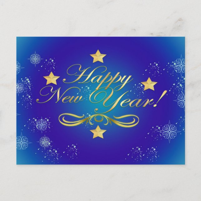 Carte postale Joyeuse du Nouvel An (Devant)