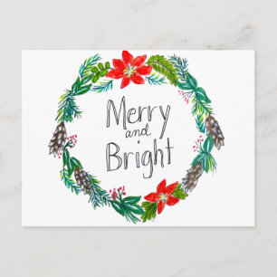 Carte postale joyeuse et lumineuse