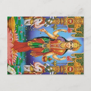 Carte Postale Joyeuse fête des mères Idées cadeaux Déesse hindou