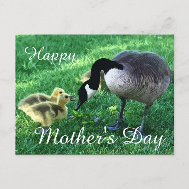 Carte Postale Joyeuse fête des mères - Mère Goose (Devant)