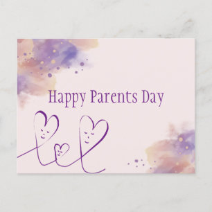 Carte Postale Joyeuse fête des parents