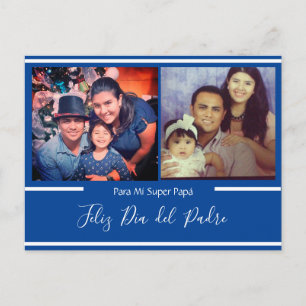 Carte Postale Joyeuse fête des Pères Super Papa French