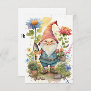 Carte postale Joyeuse Gnome-tastic Anniversaire : 
