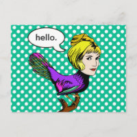 Carte postale Joyeuse Harpy Anthropomorphes Bird G
