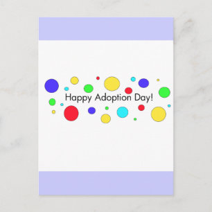 Carte Postale Joyeuse journée d'adoption