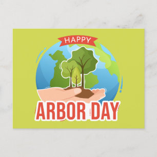 Carte Postale Joyeuse Journée de l'Arbour
