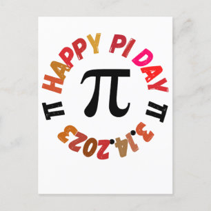 Carte Postale Joyeuse journée de Pi 3.14.2023