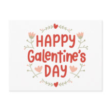 Joyeuse Journée des Galentines - design floral