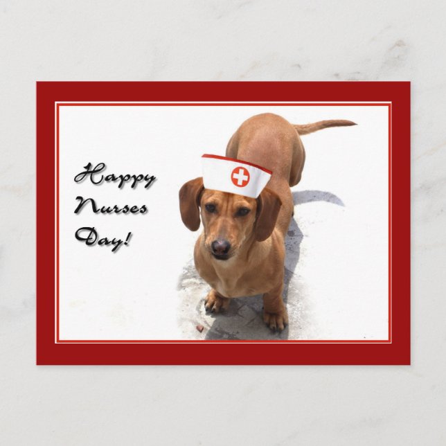 Carte postale Joyeuse journée des infirmières (Devant)