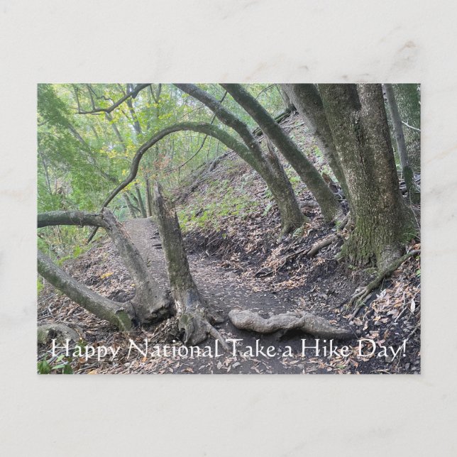Carte Postale Joyeuse Journée nationale de randonnée ! (Devant)