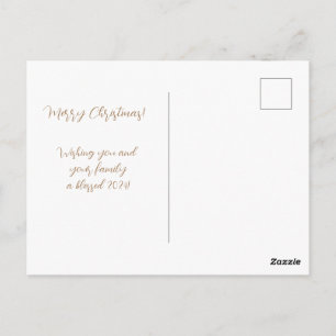 Carte Postale Joyeuse nativité de Noël