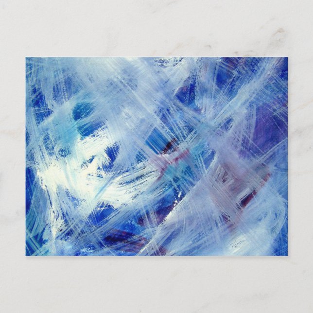 Carte Postale Joyeuse peinture acrylique abstraite (Devant)