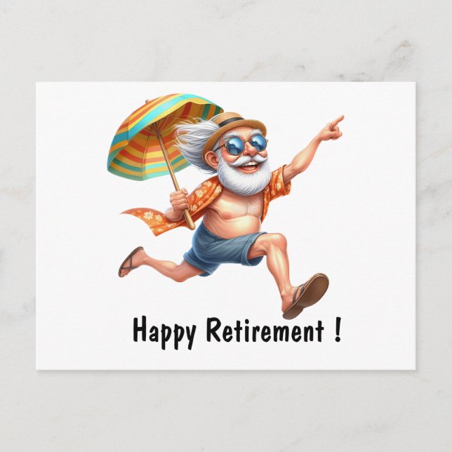 Carte Postale Joyeuse Retraite  (Devant)